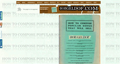 Desktop Screenshot of bobgeldof.com