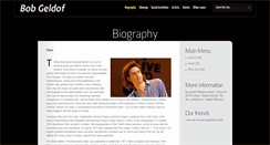 Desktop Screenshot of bobgeldof.info